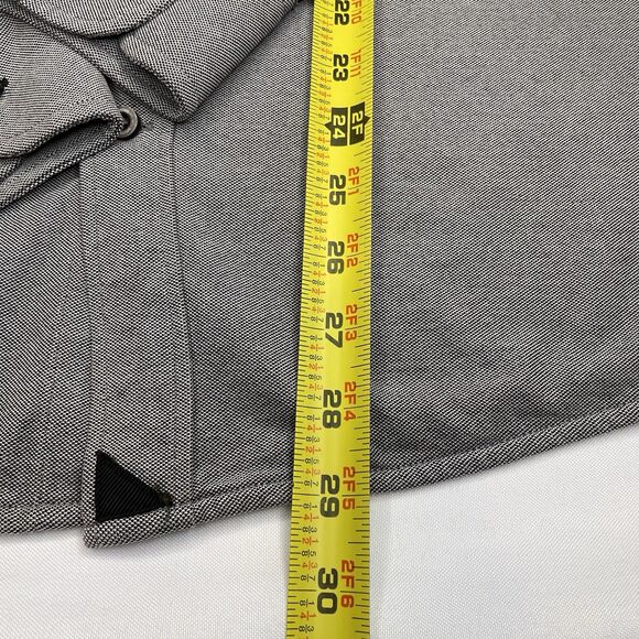 Untuckit Shirt Men Slim Fit Coolmax Casual Button up Long Sleeve stretch XL - Picture 5 of 11